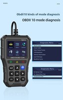 Outil de diagnostic automobile avec lecteur de codes, compatible avec diverses marques de voitures, prise en charge multilingue. Modèle YM519 OBDII/CAN
