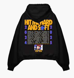 Felpe con Cappuccio di Billie Eilish World Tour Felpe di Lusso Personalizzate Pullover HIT ME HARD and SOFT WORLD TOUR Felpa con Cappuccio di Billie Eilish - Product Image 3