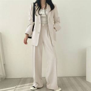 Womans Suit Formal Office Wear Women <strong>Blazer</strong> and Pants Casual Business Coat for <strong>Ladies</strong> 2 Piece Set Suits - Product Image 3