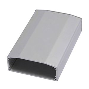 Customized 6063 Aluminum Alloy Extruded Control Box <b>Enclosure</b> with Heat Sink IP52 Protection Sandblasted Surface 25x64x110mm - Product Image 1