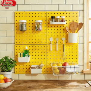 <span class=keywords><strong>Panel</strong></span> <span class=keywords><strong>Perforado</strong></span> de ABS Colorido, Blanco, Rosa, Verde, Amarillo, Negro, Tablero Ranurado, <span class=keywords><strong>Organizador</strong></span> de Pared para Oficina, Manualidades, Banco de Trabajo - Product Image 6