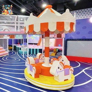 Carrusel Electrónico Personalizable, Juego de Juegos Blandos, Carrusel de Colores Pastel, Equipo de Juegos Interior Blando - Product Image 3