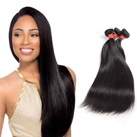 Extensions de cheveux vierges brésiliens Remy, lisses et soyeux, ondulés, de 8 à 40 pouces, tissage double trame à la machine