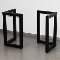 Supports de table en métal personnalisables, usinés CNC, certifiés CE, pour tables de salle à manger, de café ou de bureau