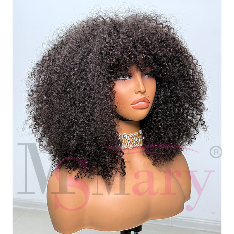 wig curly human hair