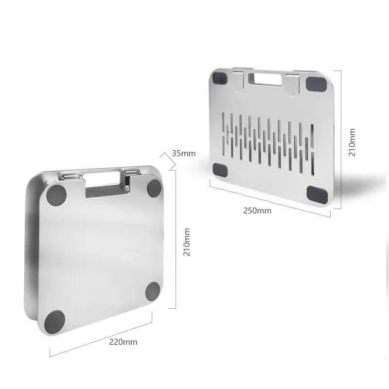 Soporte para ordenador portátil ajustable original de fábrica Soporte plegable portátil ergonómico para ordenador portátil