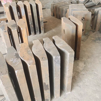 Plaque de revêtement de broyeur à billes anti-usure en acier à haute teneur en manganèse pour l'extraction minière et le concasseur de minerai, Pièces d'usure de la marque Henan Yiwei, Garantie 1 an