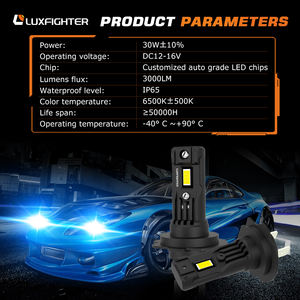 LUXFIGHTER Usine Vente en Gros 80W 7200LM H7 H11 9005 9006 Csp Ampoules de Phares LED pour Nissan Camry <span class=keywords><strong>Ford</strong></span> - Product Image 3