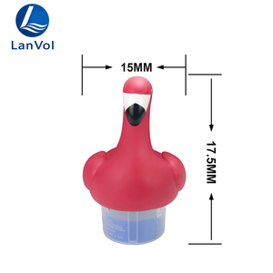 Distributeur de chlore flottant en forme de <span class=keywords><strong>flamant</strong></span> <span class=keywords><strong>rose</strong></span> pour grandes et petites piscines, spas et bains à remous - Product Image 6