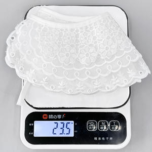 Femmes été nouveau manteau mince blanc Double couche creux col polyvalent Protection solaire à la mode écharpe maille animaux vêtements - Product Image 4