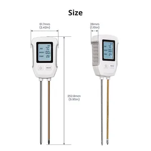 Smart Home Dual-probe Soil <strong>Tester</strong> with High-precision Digital Display of pH and Moisture, Suitable for Gardens and Potted Plants - Product Image 2
