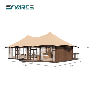 Factory Price Waterproof And Mildew Proof <strong>Luxury</strong> Resort Hotel Prefab Steel Houses Hotel Restaurant Lodge <strong>Tent</strong> - Product Image 2