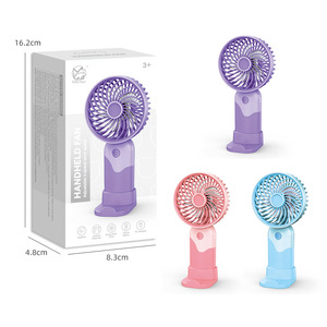 Portable Spray Clip <b>Fan</b> 3-Speed Rechargeable <b>USB</b> <b>Mini</b> <b>Fan</b> For Outdoor Use - Product Image 4