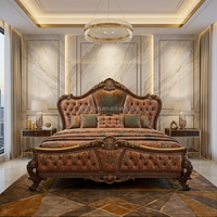 Ensemble de canapés OEM Baroque Camel Back capitonnés en jacquard pour salon, idéal pour projets FF&E de suites de palais et villas