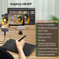 Tablette graphique numérique professionnelle H640P, tablette de dessin électronique, bloc de dessin pour les concepteurs, les animateurs et les artistes