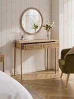 Bureau en bois massif de style rétro américain, table d'écriture pour chambre à coucher, petite table de salon pour appartement, console d'entrée