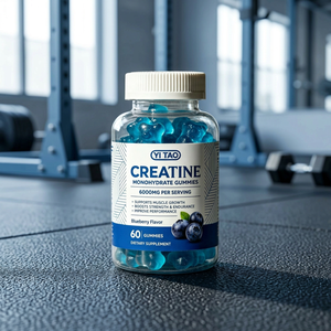 Gomitas de Creatina de Alta Potencia 6000mg, Fórmula de Monohidrato para Fuerza y Resistencia Muscular, Sabor a Arándano, 60 Gomitas - Product Image 3