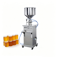 Machine de remplissage verticale en acier inoxydable pour liquides, pâtes, sauces alimentaires, confitures, miel, remplissage de bouteilles