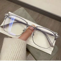 Nouvelles montures optiques de haute qualité 2024, vente en gros, lunettes anti-lumière bleue, lunettes d'ordinateur unisexes