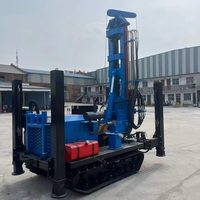 Machine de forage de puits d'eau sur chenilles CE de 300 m de profondeur, fabriquée en Chine