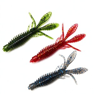 Promotion : Leurre souple flottant NED Rig en forme de crevette, 6,5 cm et 7,5 cm, 1,8 g et 2,2 g, appât parfumé pour la <span class=keywords><strong>pêche</strong></span> au bar et au grouper - Product Image 1