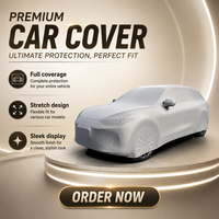 Housse de protection pliable personnalisée pour voiture d'intérieur, anti-poussière, taille et logo personnalisables, adaptée à une utilisation en toutes saisons