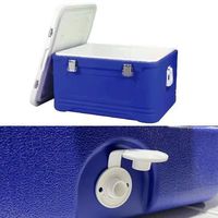Glacière extérieure grande capacité 110L, conception épaissie, usage commercial, garde les aliments frais, pour véhicules, pêche, glace réfrigérante à maintien de la chaleur