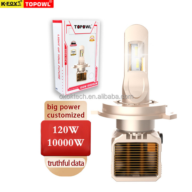 120W 10000Lumen High Power 12V Auto H7 H11 Car Light Led Headlight H4 Bulb