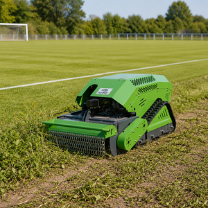 Tagliaerba Industriale Multifunzione Telecomandato, Trituratore d'Erba Cingolato Semovente, <span class=keywords><strong>Decespugliatore</strong></span> per Frutteti ad Uso Agricolo - Product Image 2
