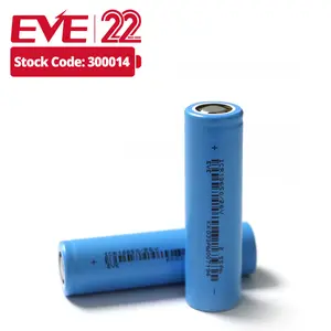 EVE 18650 baterai Li Ion 3.6V 2550mah 3.7V sel 18650 baterai untuk kursi roda listrik 2500mah