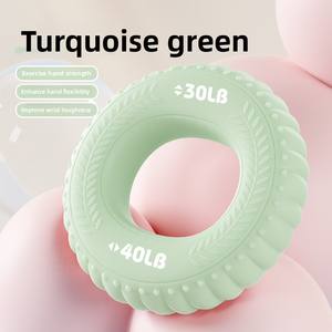 Cincin silikon olahraga, cincin silikon latihan kekuatan ganda untuk latihan rehabilitasi alat pelatihan kekuatan khusus - Product Image 6