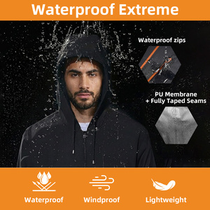 Giacca Antipioggia Tattica alla Moda, Comoda e Versatile, Impermeabile Mimetico per Caccia e Pioggia Intensa - Product Image 2