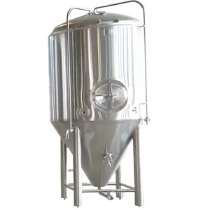 600L 6HL 5BBL yalıtımlı ayna SUS yan döşeme konik fermenter bira birincil fermantasyon