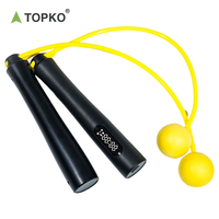 TOPKO Corde à sauter intelligente la plus populaire Corde à sauter sans fil avec compteur pour équipement de fitness Cordes à sauter intelligentes numériques