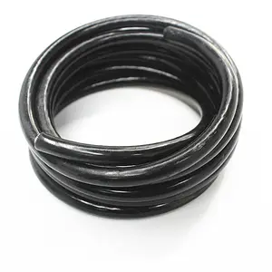 Hot sell Plastic Black plastic coated steel wire rope for suitable equipment and amusement cable sell