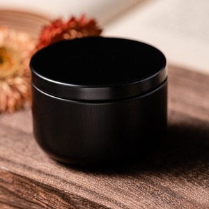 Bougie artisanale aromathérapeutique en cire <span class=keywords><strong>de</strong></span> soja mélangée 40g, en boîte en fer noir mat, écologique, sans fumée, non toxique, Noël, Pâques - Product Image 4