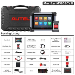 Autel Maxisys MS908CV II Heavy Duty Truck Scanner met J2534 ECU Programmering, Geavanceerde ECU Codering, OE Diagnose van alle systemen - Product Image 6