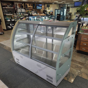 Présentoir de réfrigérateur à gâteaux de 1.5m Présentoir à gâteaux Comptoir Réfrigérateur à gâteaux avec roues - Product Image 3