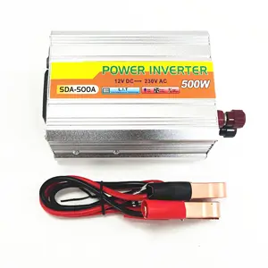 Inverter Daya Mobil DC 24V Ke AC 220V 500W, Inverter Daya Mobil dengan Polaritas Terbalik dan USB