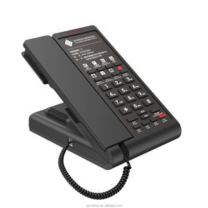 Téléphone d'hôtel moderne Sachikoo Nouveau design avec logo personnalisable <span class=keywords><strong>Ligne</strong></span> <span class=keywords><strong>fixe</strong></span> de réception gratuite pour les chambres Téléphones filaires - Product Image 3