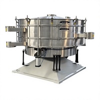 Machine de tamisage rotative Zhongren en acier inoxydable avec moteur ABB pour poudres fines de qualité alimentaire, norme GMP, roulement NSK, tamisage à 99 %
