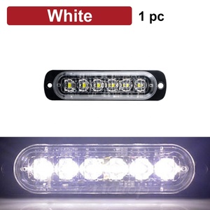 Mới 6 Đèn LED Dây Đèn Nhiều Màu Nhấp Nháy Cảnh Báo Khẩn Cấp Đèn Tín Hiệu Cho Xe Tải SUV Xe Máy Xe Hạt Nhấp Nháy - Product Image 2
