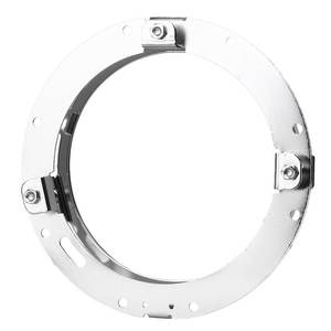 Anneau de phare de 7 pouces pour moto, accessoires de moto robustes noirs pour Touring Softail FLD Jeep Wrangler JK 1991 et plus tard - Product Image 6