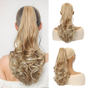 Queue de Cheval à Cordon 12 Pouces en Cheveux Synthétiques Fibre Haute Température Résistante à la Chaleur Boucle Fleur de Poirier Naturelle et Volumineuse pour Femme - Product Image 4