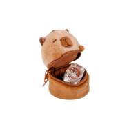 Vente en gros adorable porte-clés en peluche Capybara mignon jouet pendentif Capybara pour machines à griffes parfait pour les commandes en gros