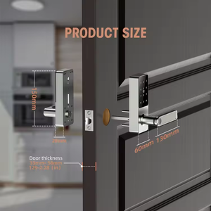 Tuya ttlock ứng dụng thông minh liên hệ với Đức onity thẻ chìa khóa sử dụng ổ khóa bán phần mềm miễn phí RFID Wifi cửa khách sạn khóa - Product Image 4