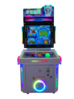 Machine de jeu d'arcade de ski à monnayeur, grand écran, joystick, simulateur sportif, éclairage LED RGB pour centre commercial et parc d'attractions