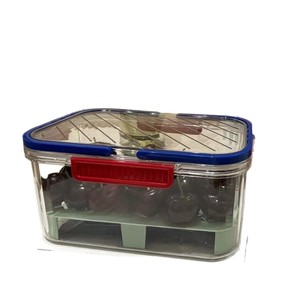 Food <b>Storage</b> <b>Box</b> Rectangle 22.8Cm X 14.8Cm X 10.8Cm With Handle For <b>Camping</b> Refrigerator Use - Product Image 3