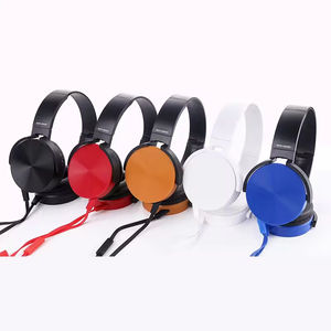 <span class=keywords><strong>Casque</strong></span> d'écoute filaire Over Ear Cheap 3.5mm Plug Wired Earphone with Flat Cable Headset Heavy Bass Line Control for Mobile Phone - Product Image 1