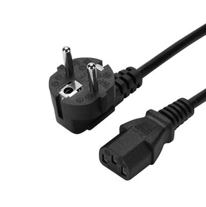 Cable de extensión de alimentación de CA de 1,2 M Schuko enchufe de la UE IEC C13 Cable de alimentación para proyector PC <span class=keywords><strong>Monitor</strong></span> de computadora impresora teléfono móvil - Product Image 1